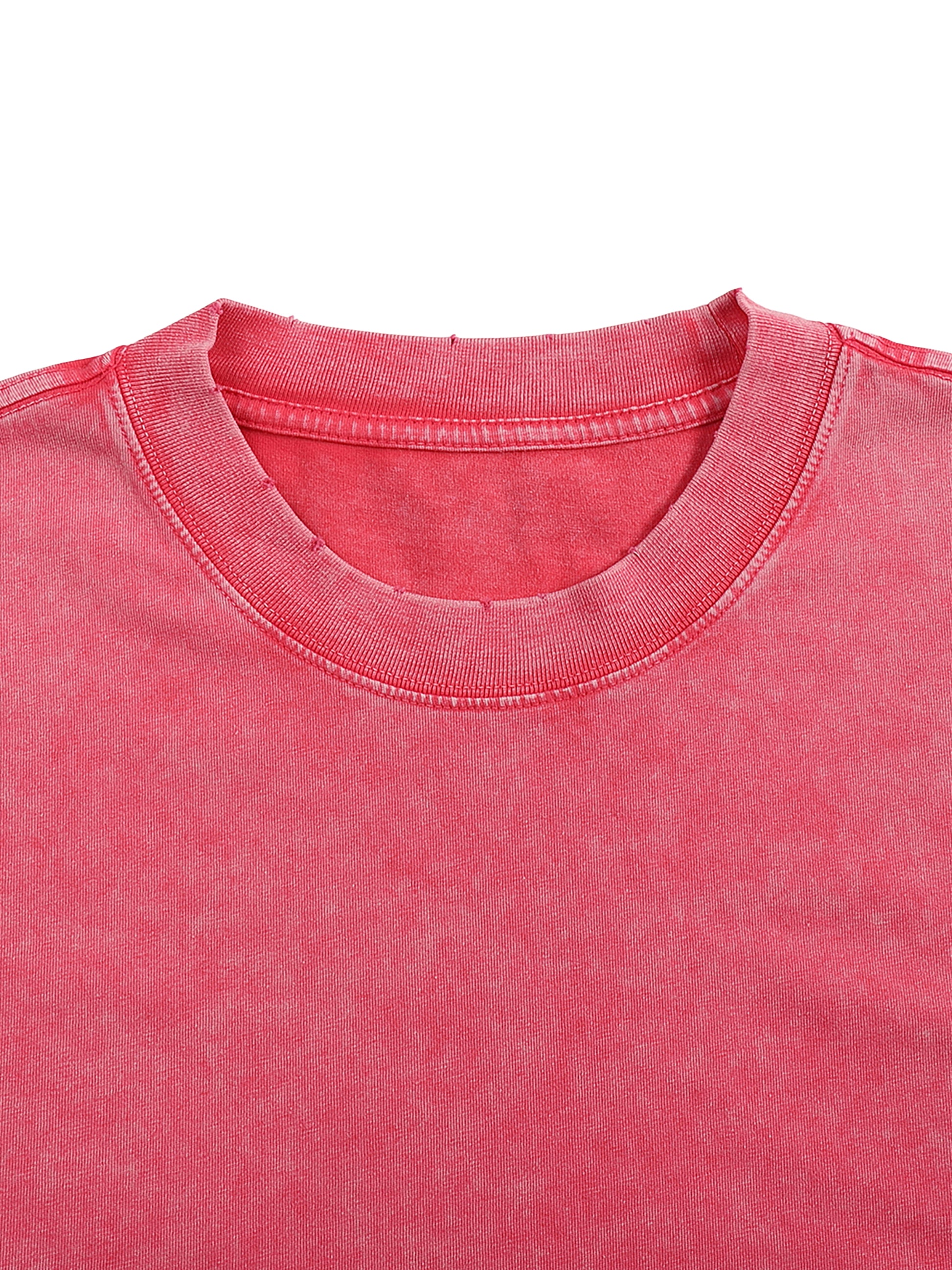 Snow Washed Frayed Edge T-Shirt - Gorilian