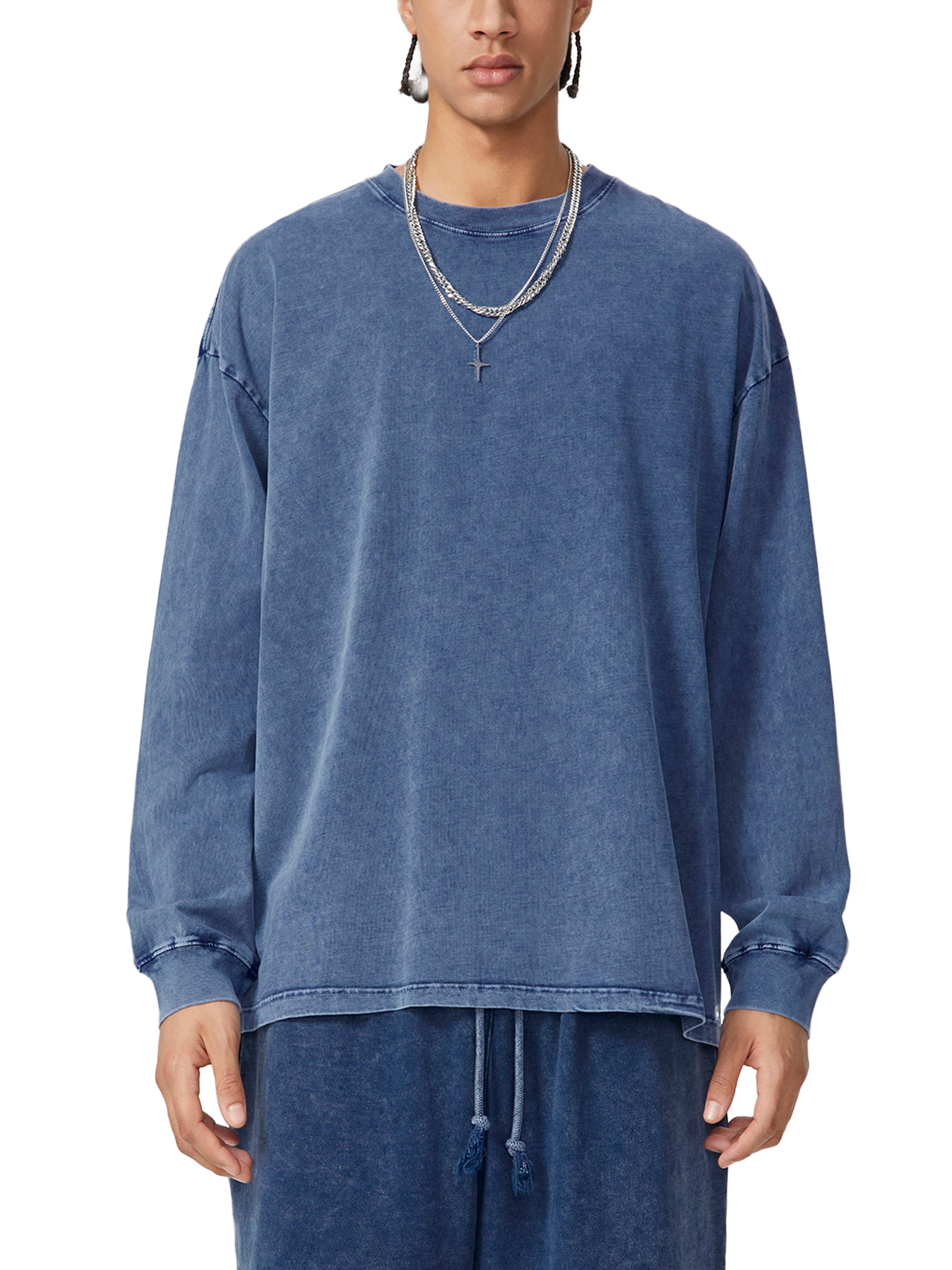 Snow Washed Frayed Edge T-Shirt - Gorilian