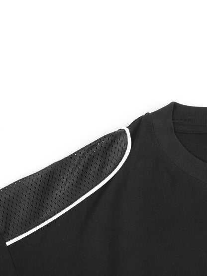 Contrast Piped Panel T-Shirt - Gorilian