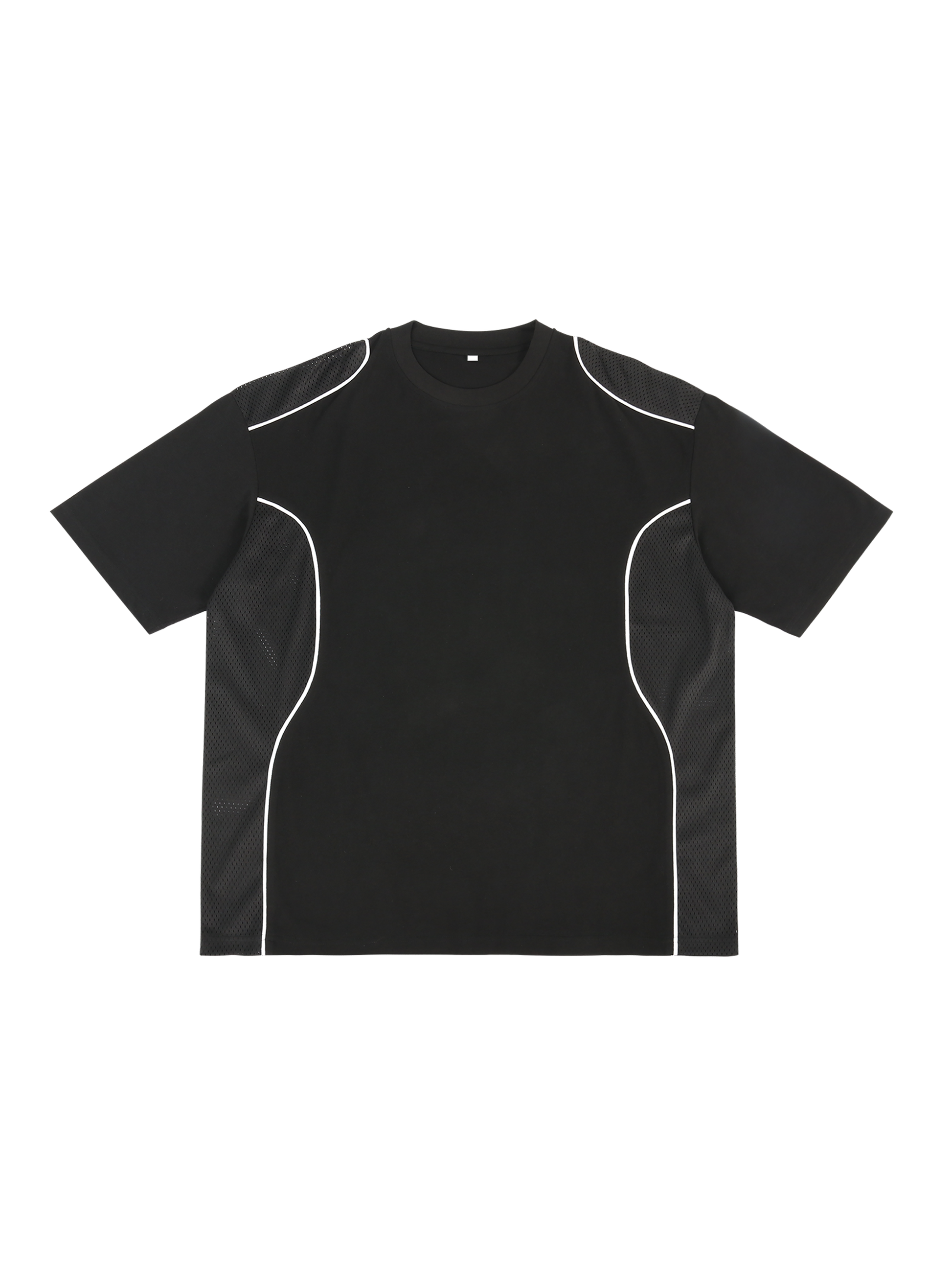 Contrast Piped Panel T-Shirt - Gorilian