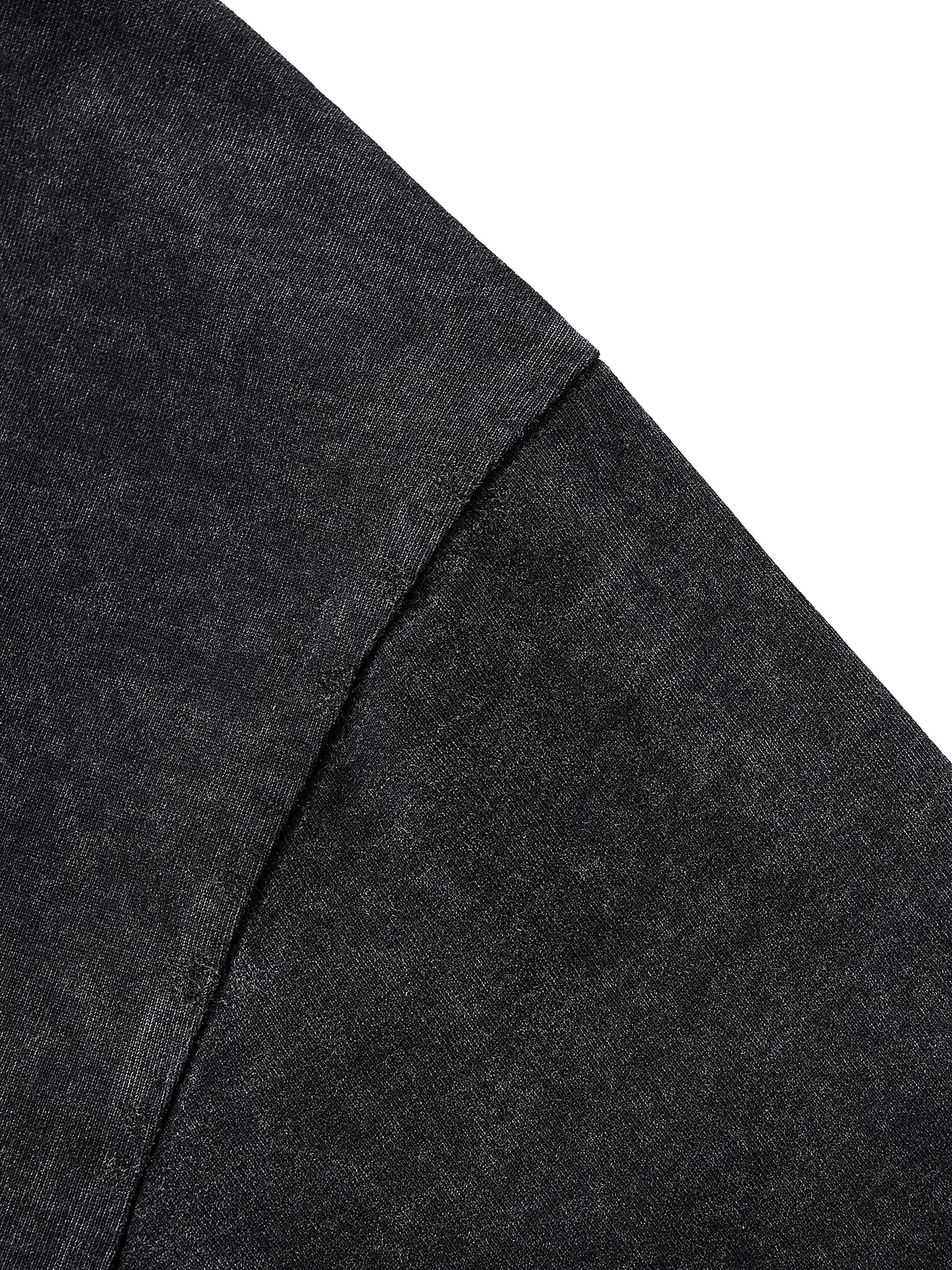 Raw Edge Snow Washed Boxy T-Shirt - Gorilian