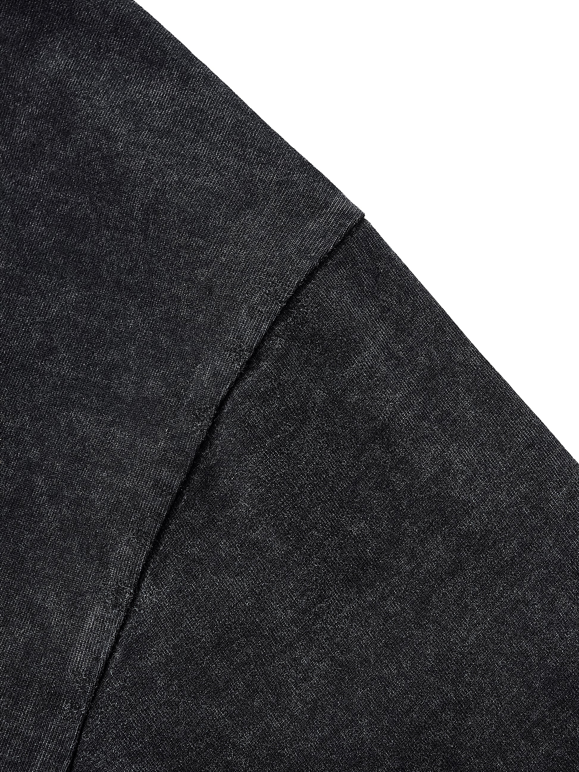 Raw Edge Snow Washed Boxy T-Shirt - Gorilian