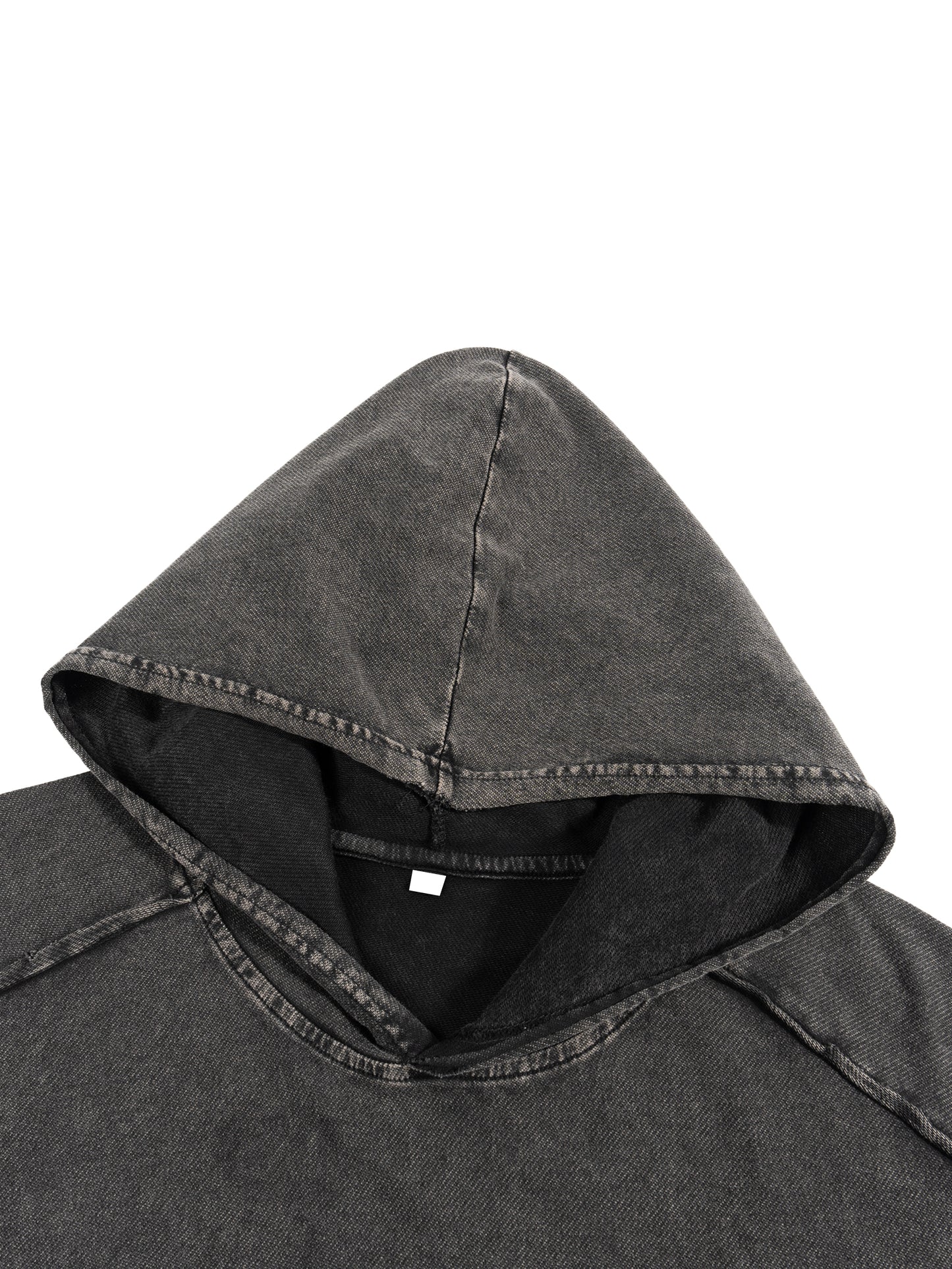 Snow Washed Boxy Hooded Tank Top - Gorilian