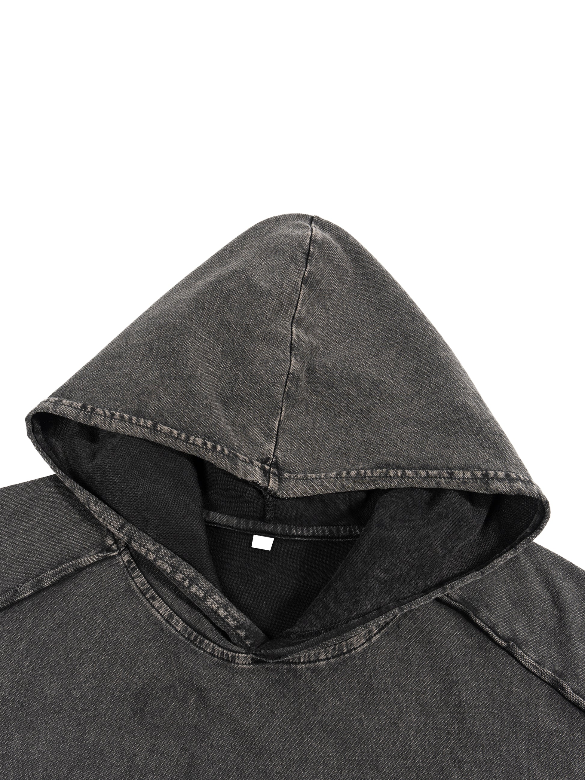 Snow Washed Boxy Hooded Tank Top - Gorilian
