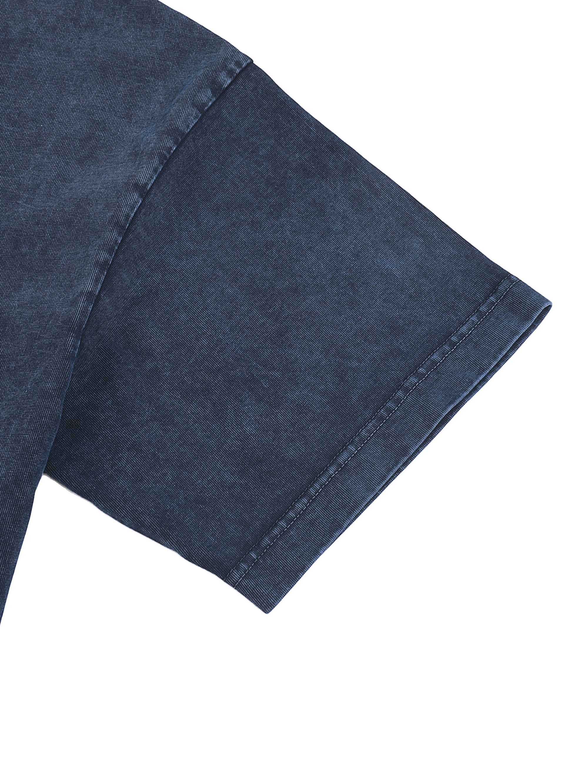 Heavyweight Snow-Washed Polo T-Shirt - Gorilian