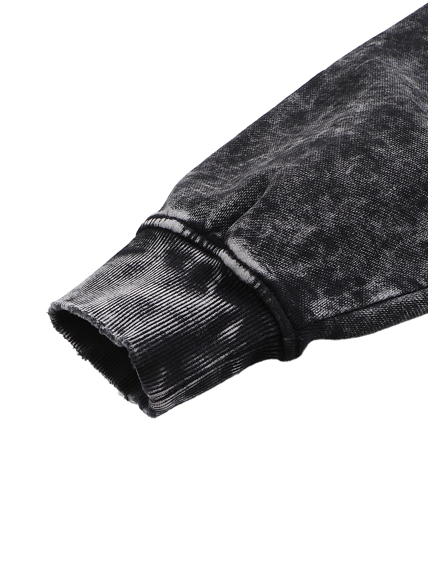 Snow Washed Hand-Frayed Sweatshirt - Gorilian