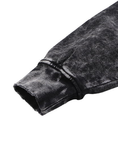 Snow Washed Hand-Frayed Sweatshirt - Gorilian