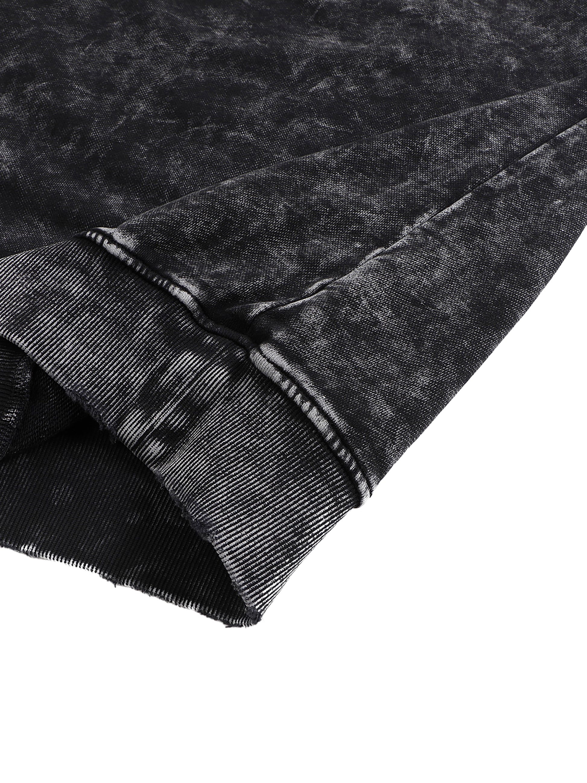 Snow Washed Hand-Frayed Sweatshirt - Gorilian
