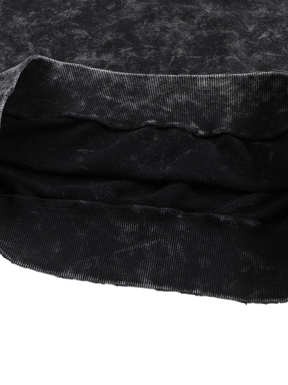 Snow Washed Hand-Frayed Sweatshirt - Gorilian