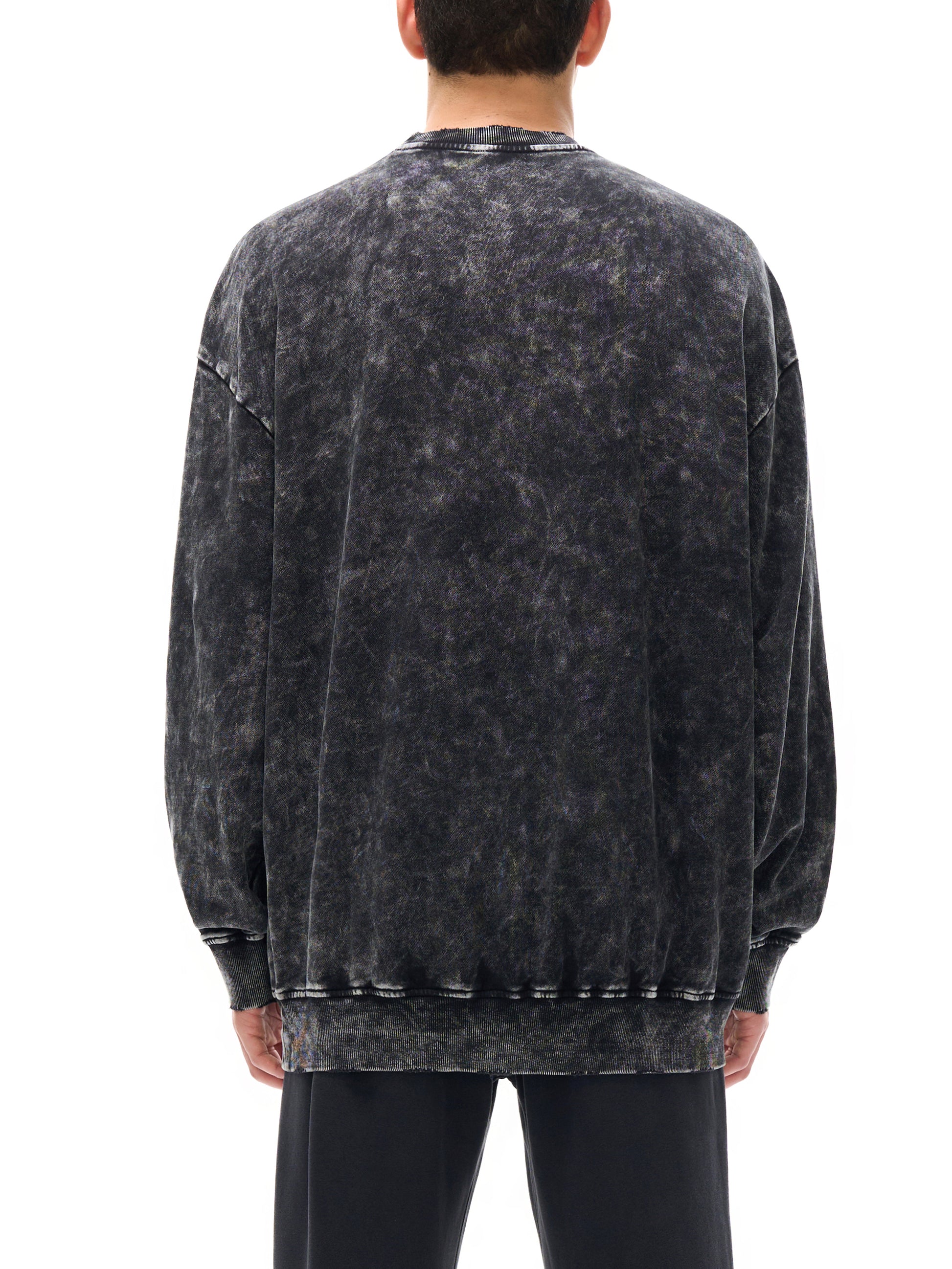 Snow Washed Hand-Frayed Sweatshirt - Gorilian