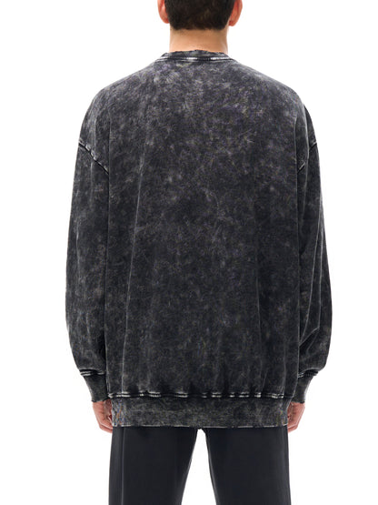 Snow Washed Hand-Frayed Sweatshirt - Gorilian