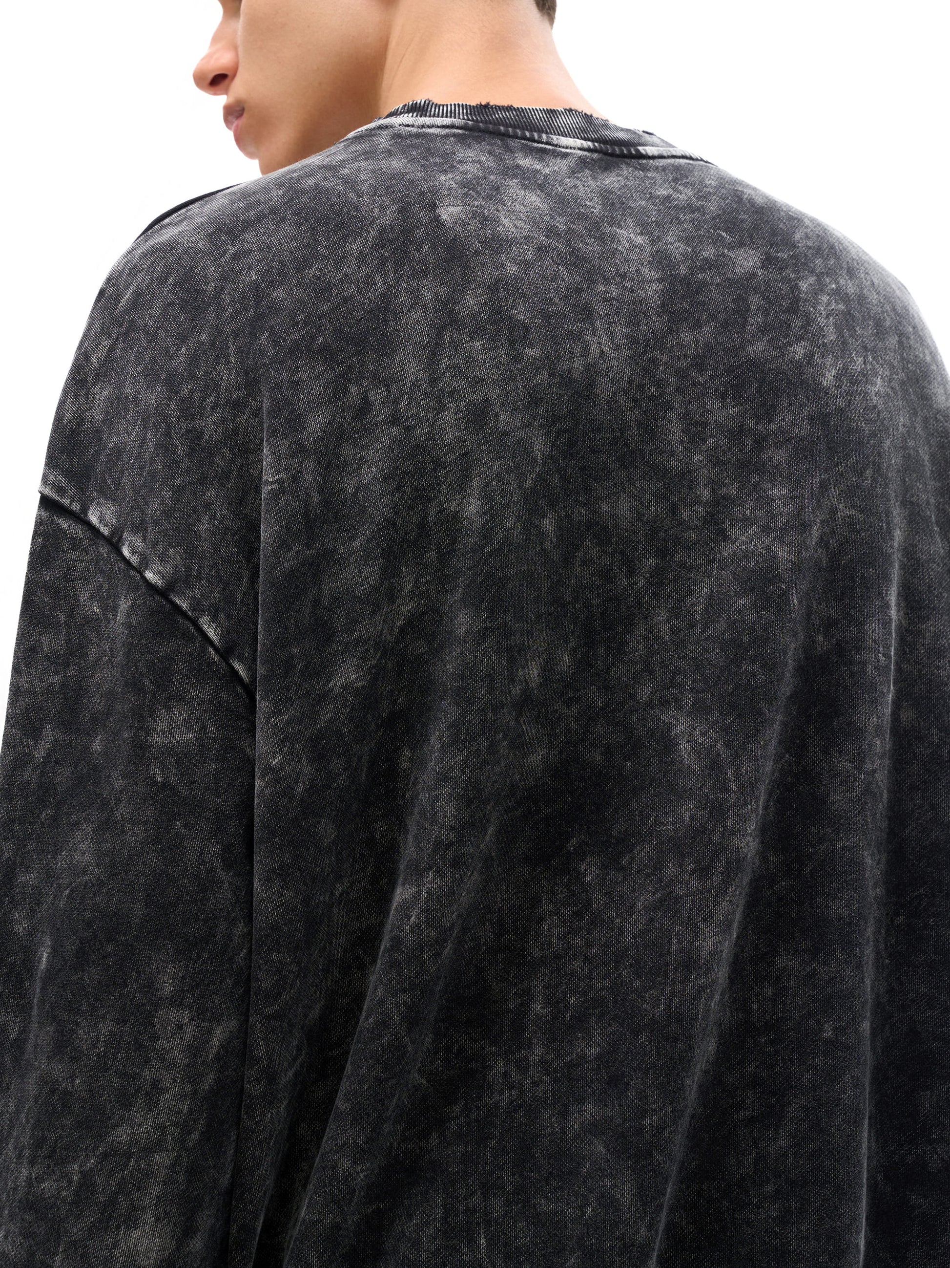 Snow Washed Hand-Frayed Sweatshirt - Gorilian