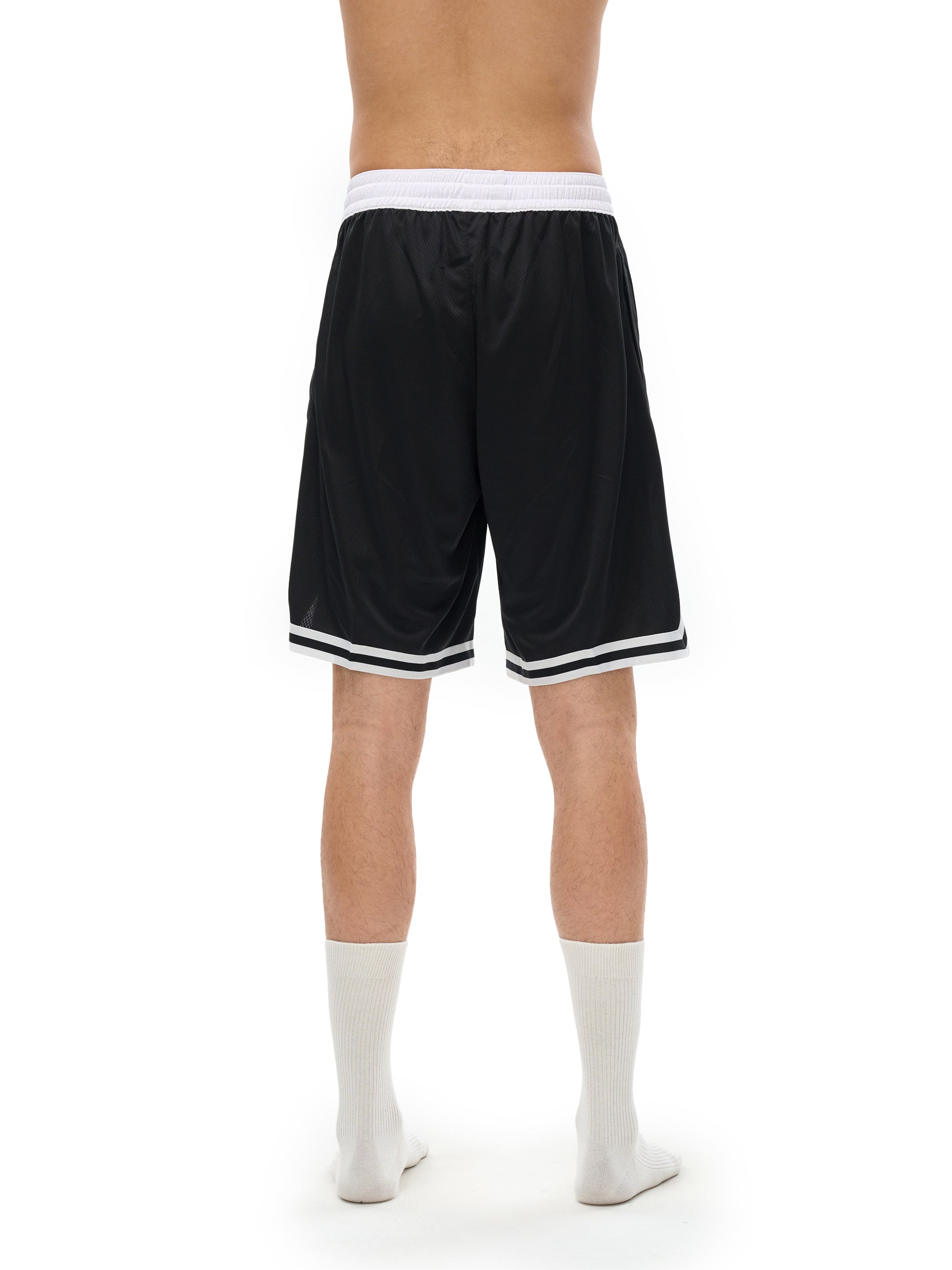 Classic Stripe Trim Basketball Shorts - Gorilian