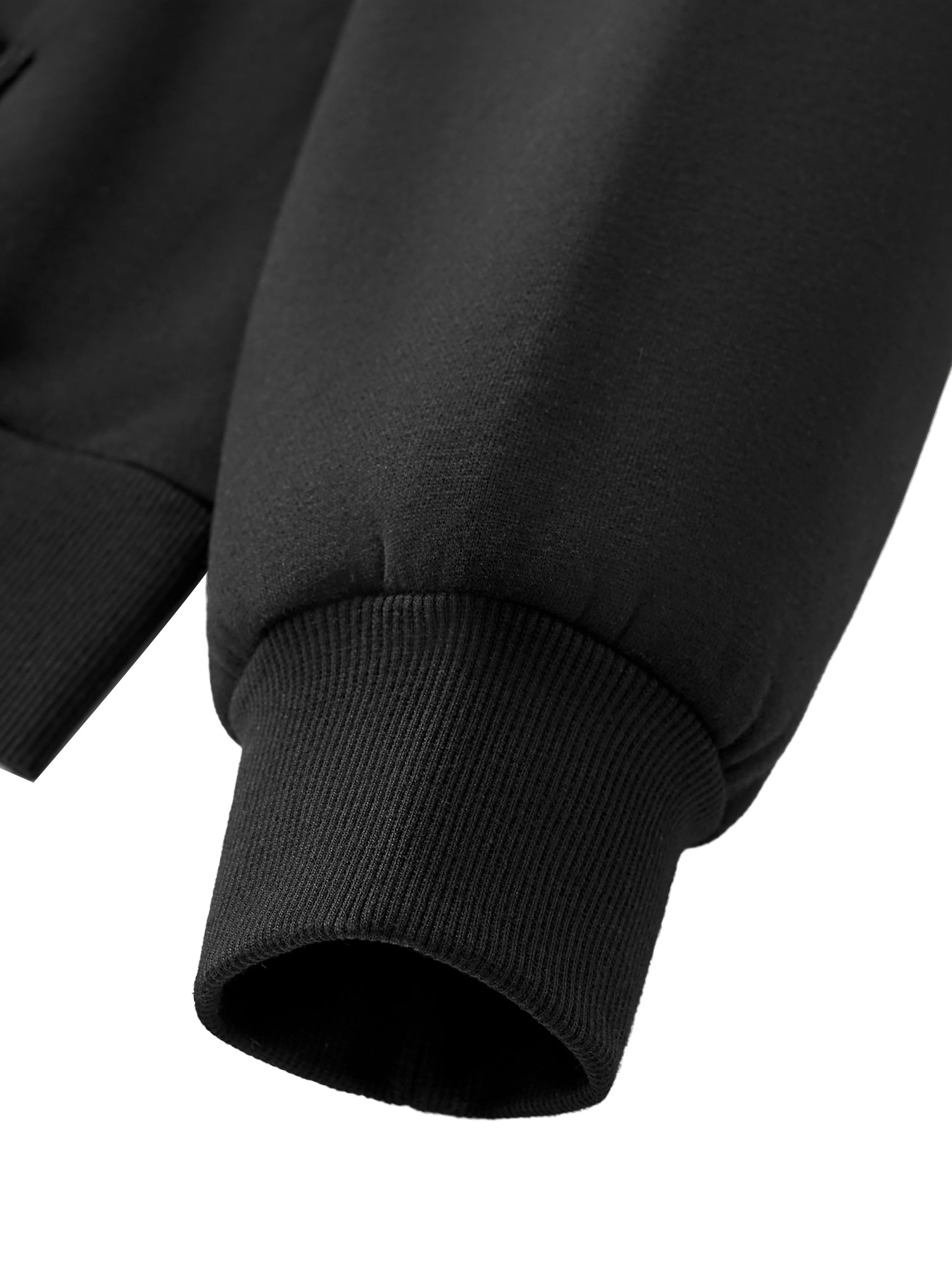 Fleeced Full-Zip Boxy Hoodie - Gorilian