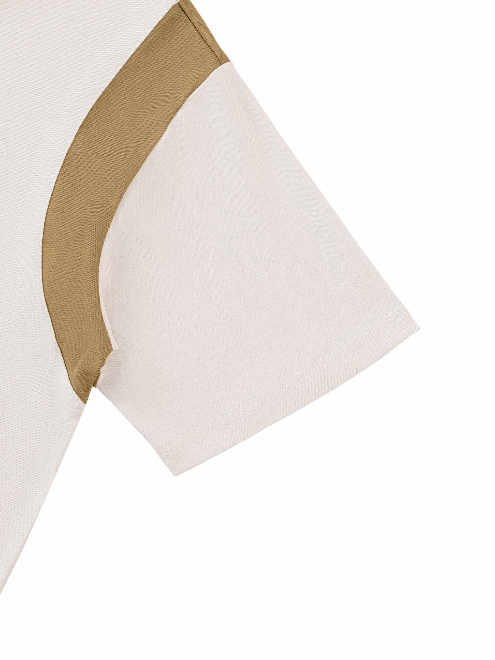 Contrast Panel Cotton Polo Shirt - Gorilian