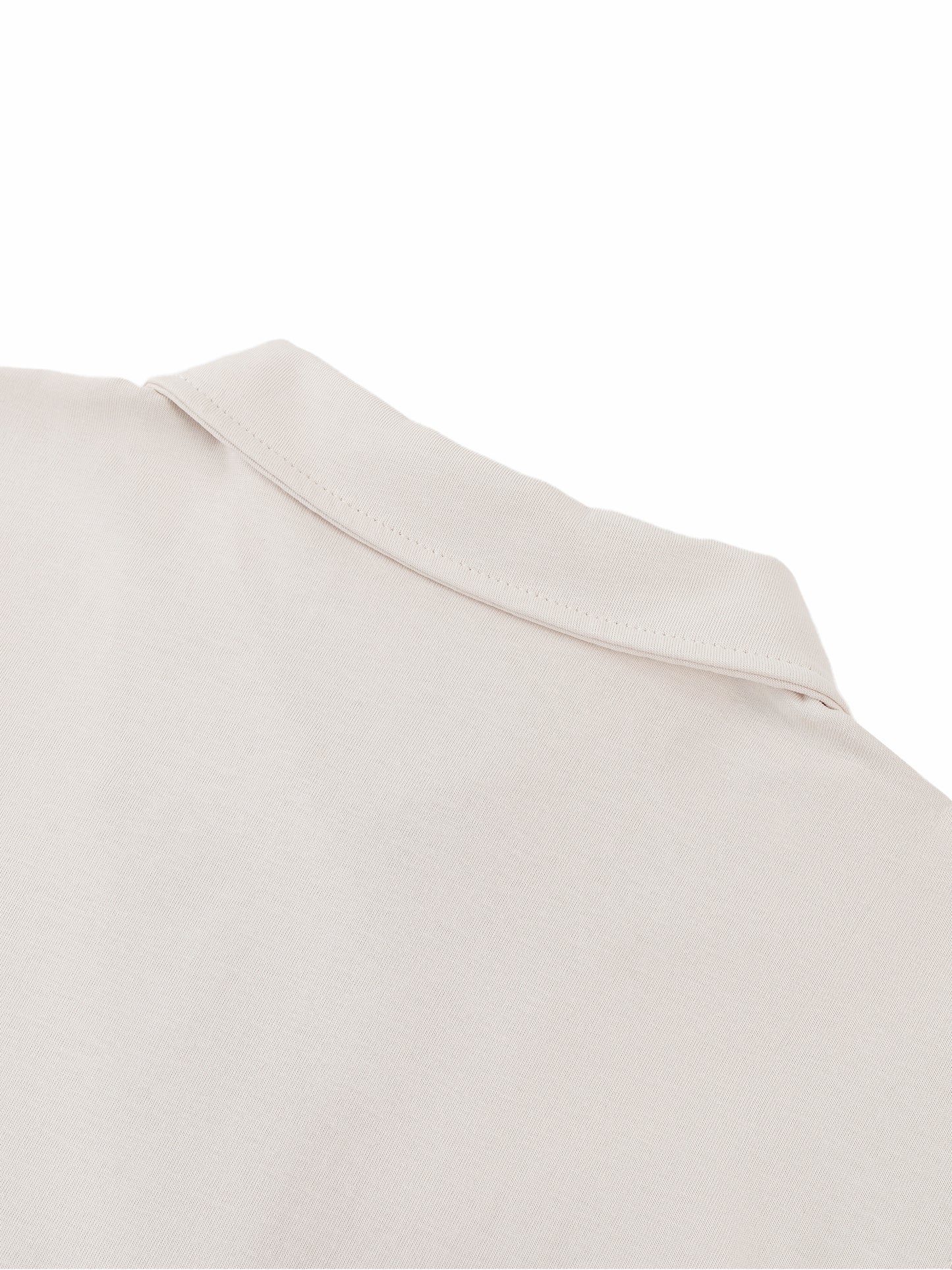 Contrast Panel Cotton Polo Shirt - Gorilian