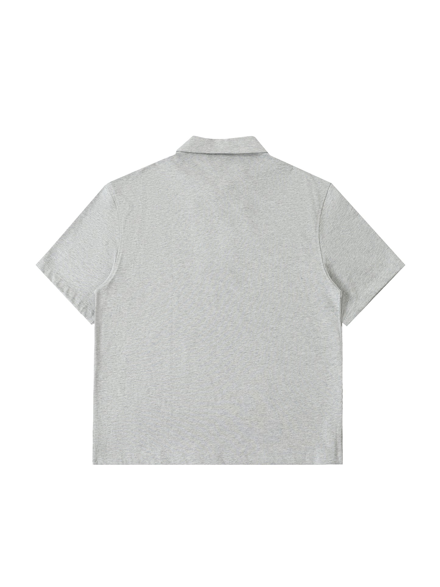 Half-Zip Cotton Polo Shirt - Gorilian