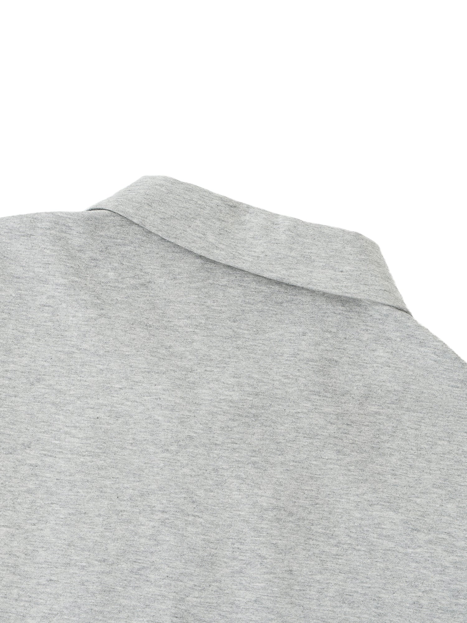 Half-Zip Cotton Polo Shirt - Gorilian