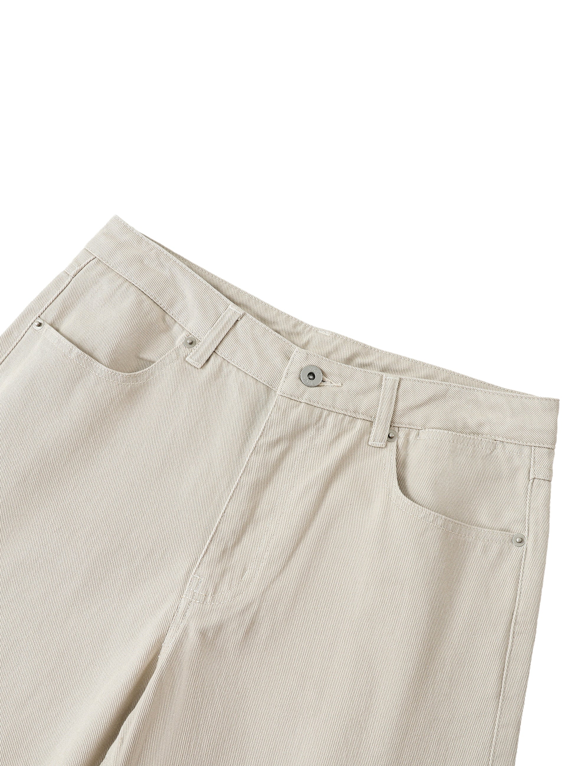 Heavyweight Cotton Straight-Leg Pants - Gorilian