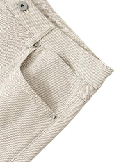 Heavyweight Cotton Straight-Leg Pants - Gorilian