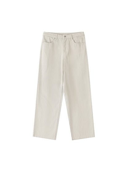 Heavyweight Cotton Straight-Leg Pants - Gorilian