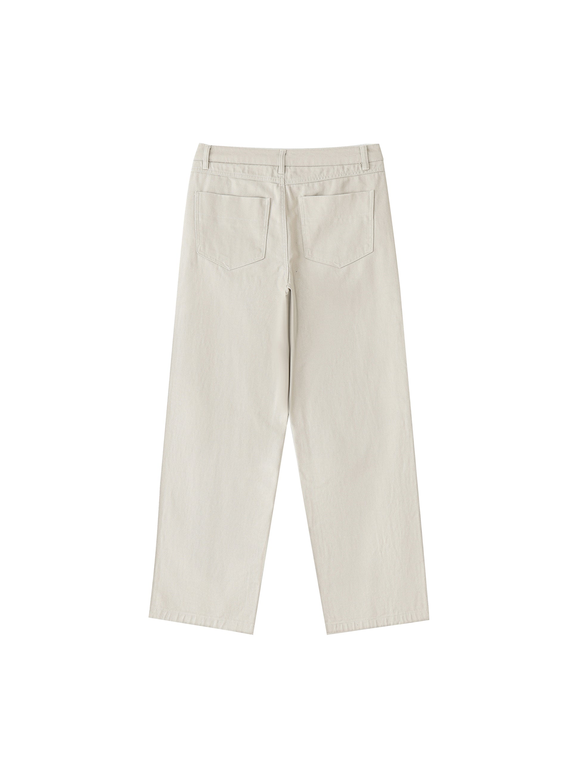 Heavyweight Cotton Straight-Leg Pants - Gorilian