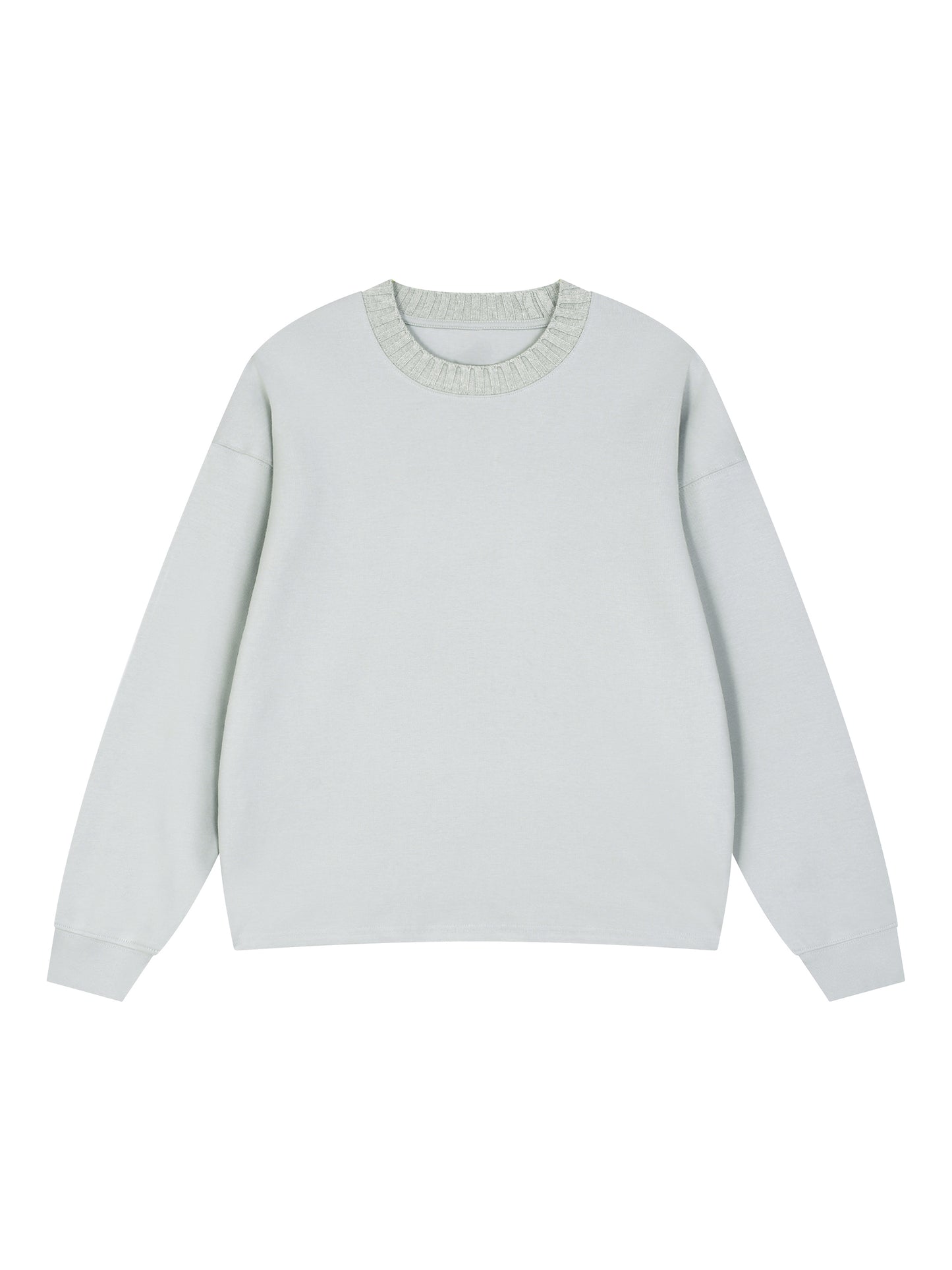 Knitted Round Neck Oversize Sweatshirt - Gorilian