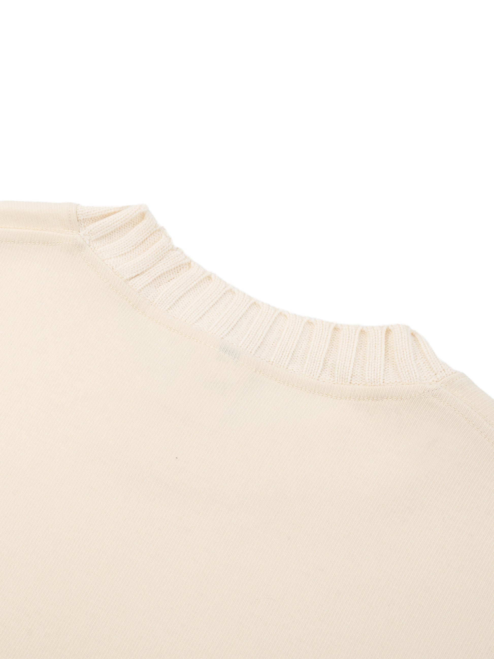 Knitted Round Neck Oversize Sweatshirt - Gorilian