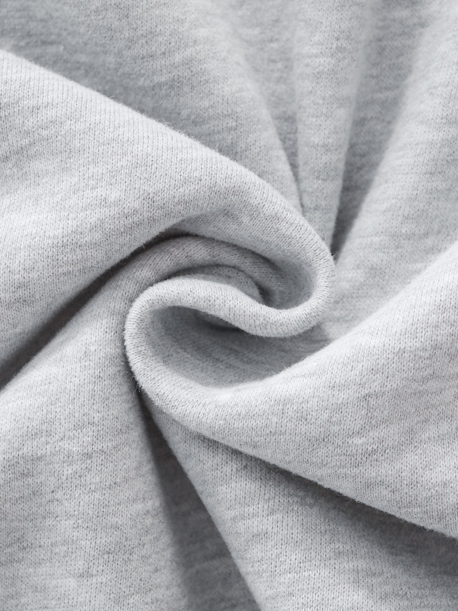 Contrast-Stitched Boxy Fleece Hoodie – “The World is Yours” - Gorilian