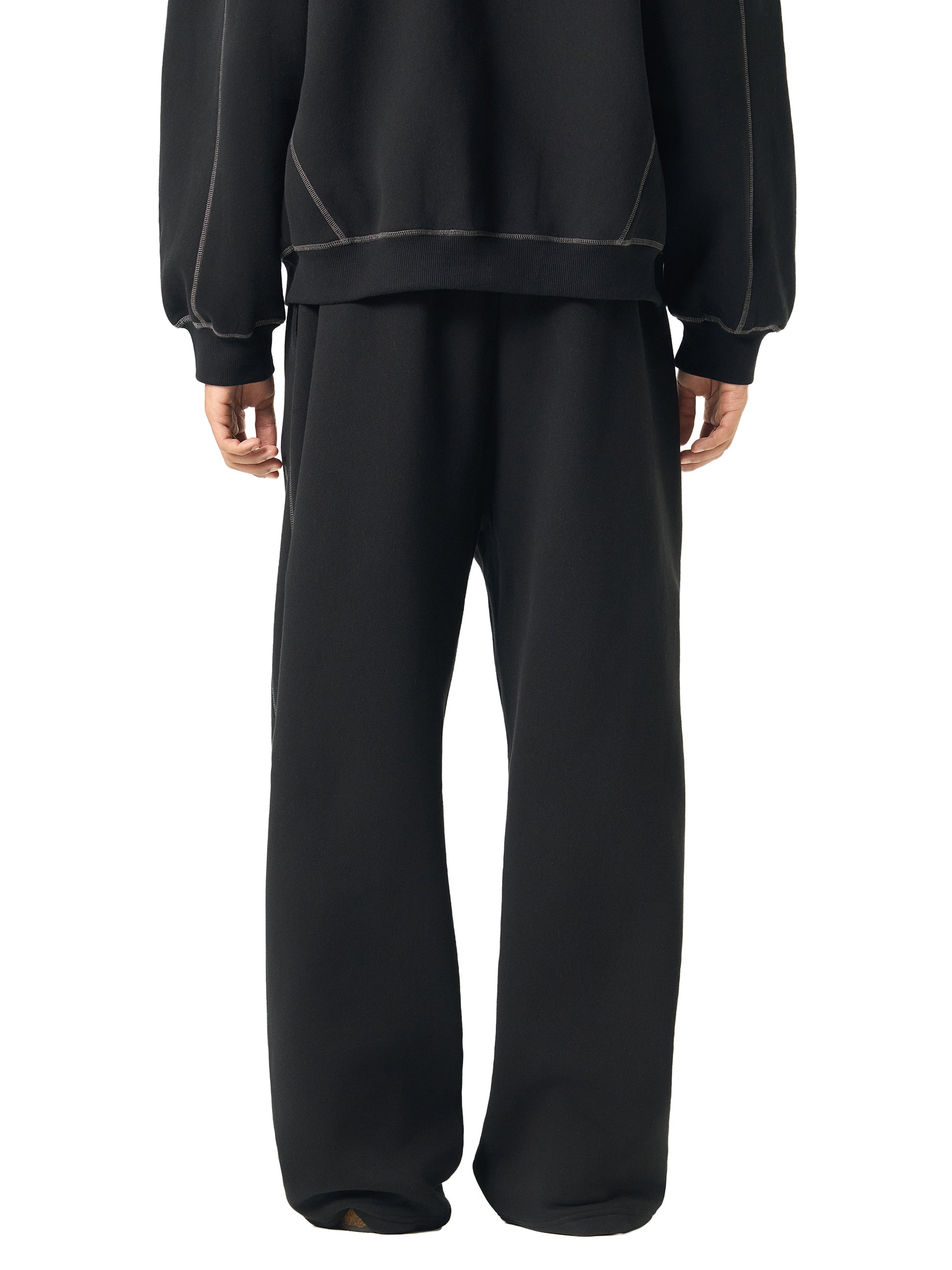 Contrast-Stitched Fleece Sweatpants - Gorilian