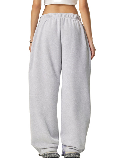 Contrast-Stitched Fleece Sweatpants - Gorilian