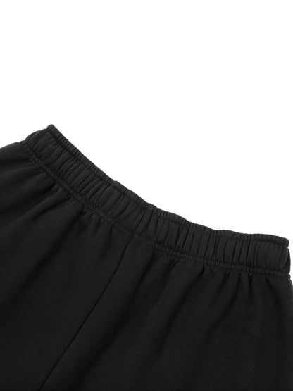 Contrast-Stitched Fleece Sweatpants - Gorilian